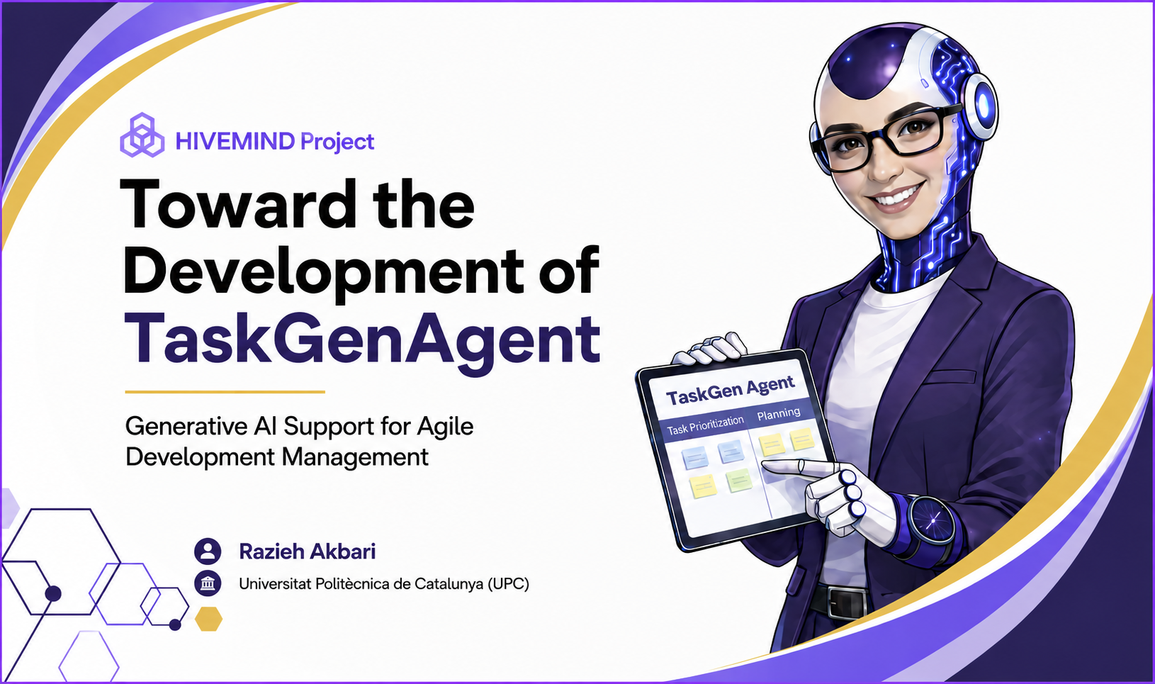 TaskGenAgent presentation slide